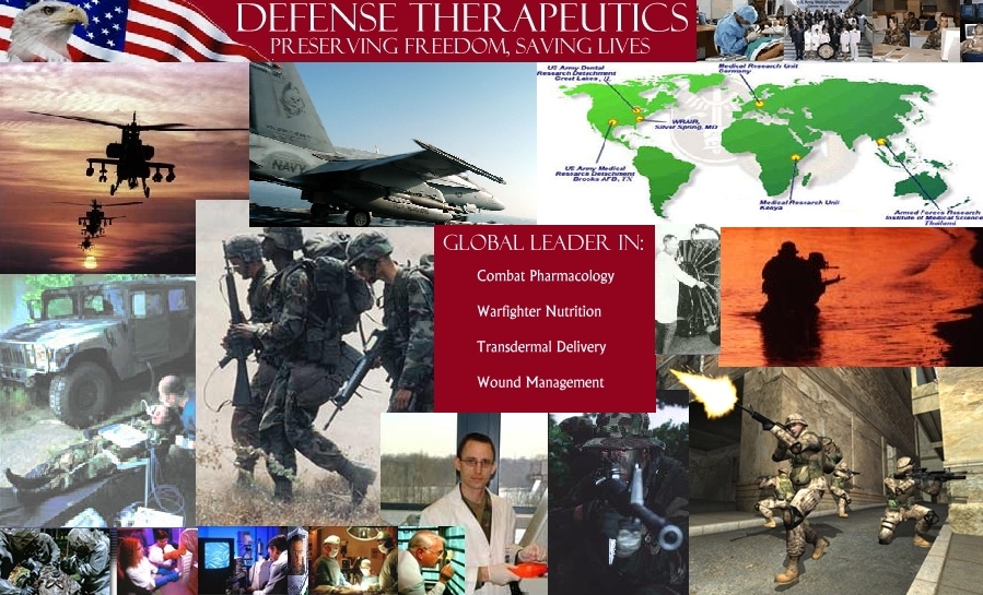 Defense Therapeutics - Preserving Freedom, Saving Lives - image collage